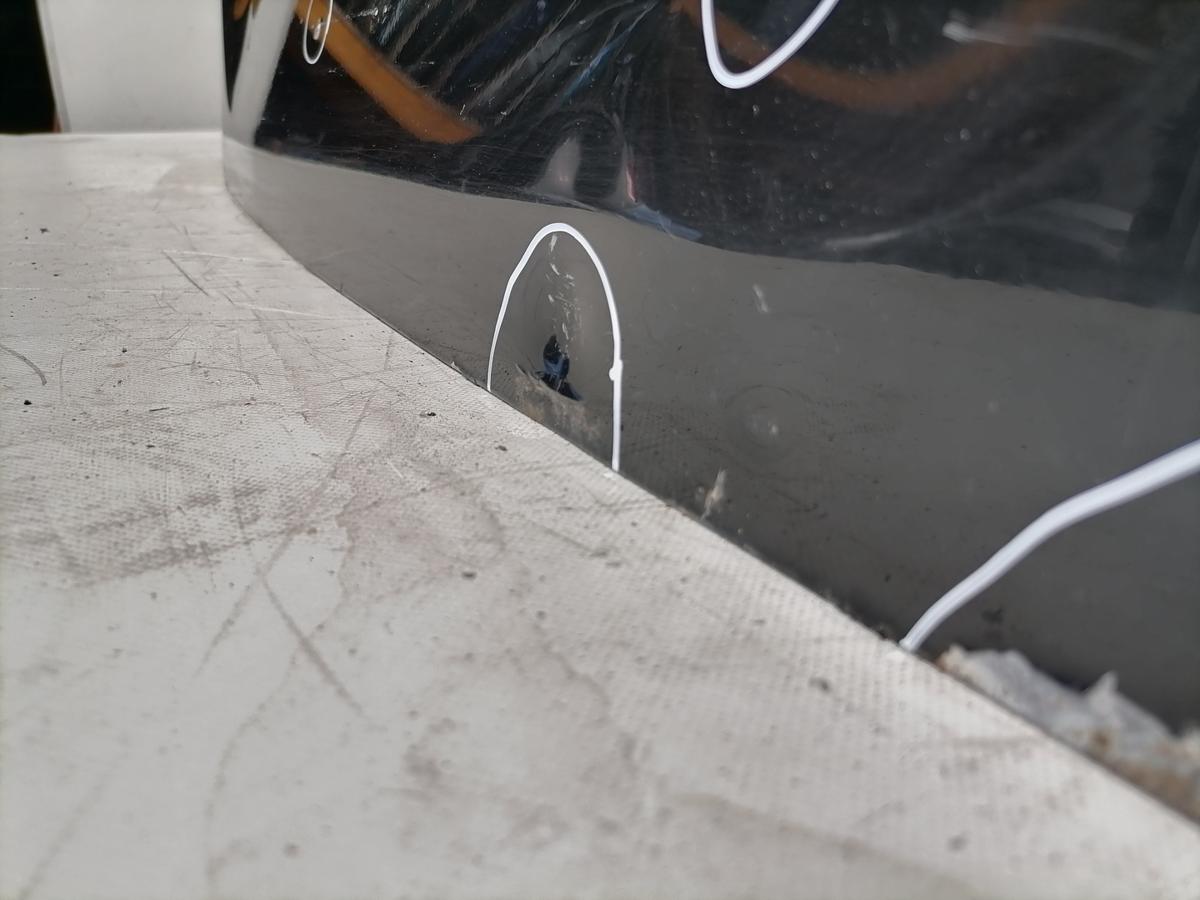 Citroen Berlingo 2 original Fl&uuml;gelt&uuml;r links EXY Onyxschwarz mit Scheibe Bj.2012